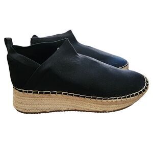 I.N.C. International Concepts Waldaf black platform espadrilles shoes Sz 10